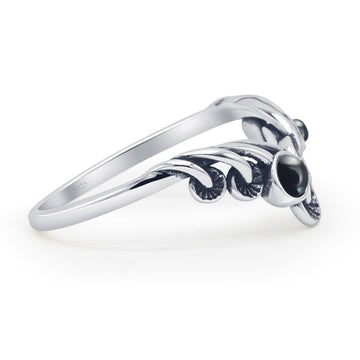 Mushroom Chevron Ring